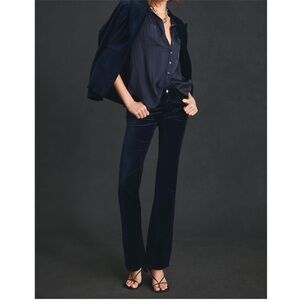 Pilcro Demilune Velour bootcut jeans